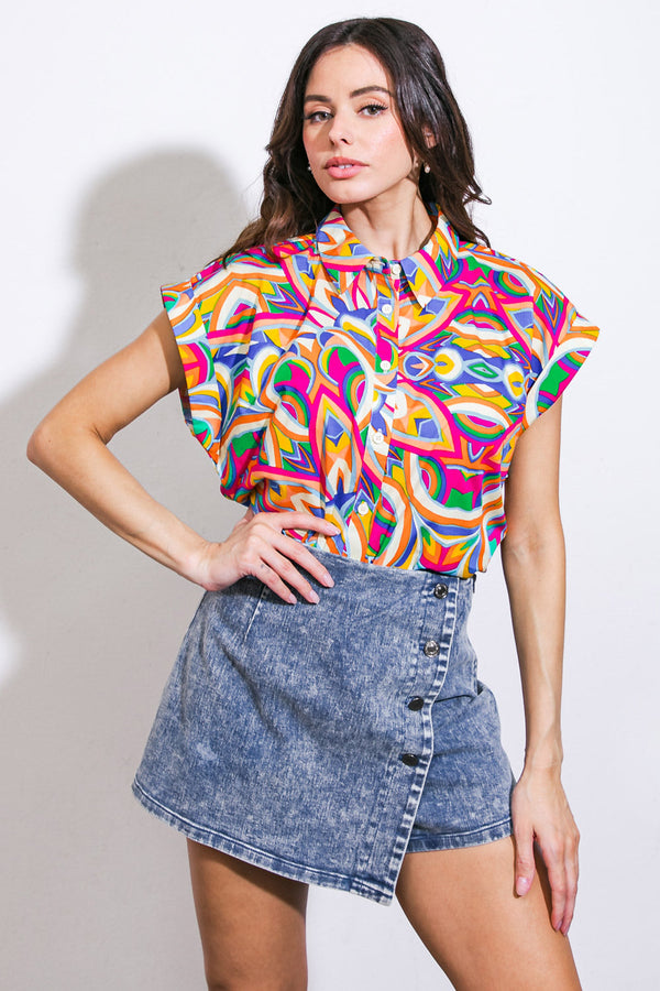 beautiful-beginnings-woven-top Flying Tomato-Sophia's StyleTOPS-1